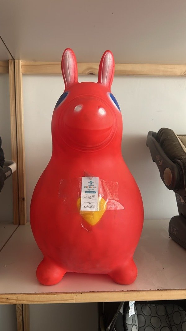 Producto - Caballito inflable Rody rojo - 5