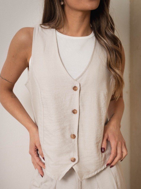 Producto - Chaleco Recorte Taylor Liso (Art. 5463)