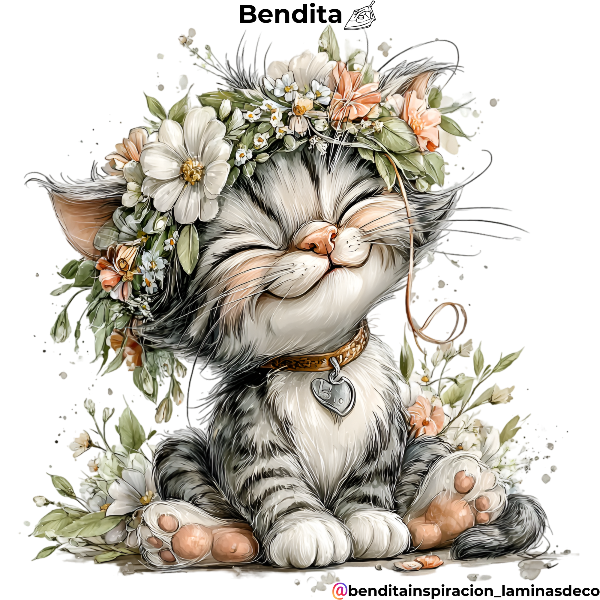 Producto - Bendita Plancha Gatito Boho