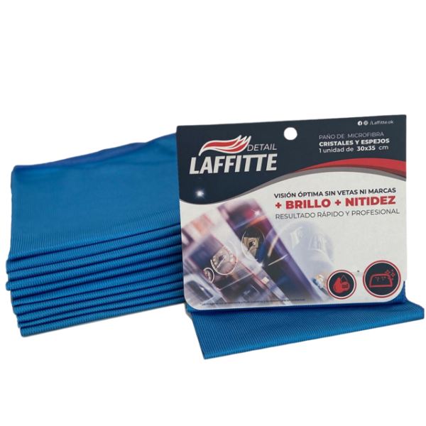 Producto - LAFFITTE - Paño de Microfibra Cristales y Espejos 30x35