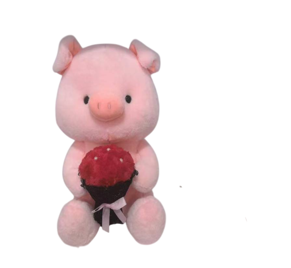 Producto - CHANCHO CON FLOR  40cm