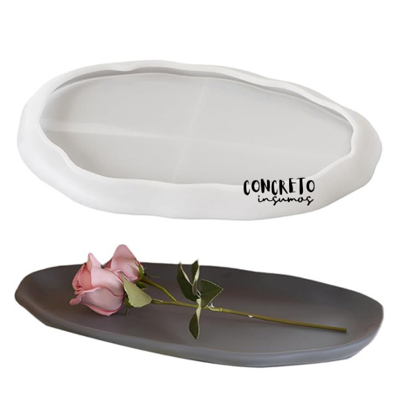 Producto - MOLDE DE SILICONA BANDEJA IRREGULAR GRANDE