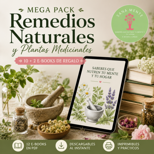 Producto - Mega Pack Remedios Naturales y Plantas Medicinales