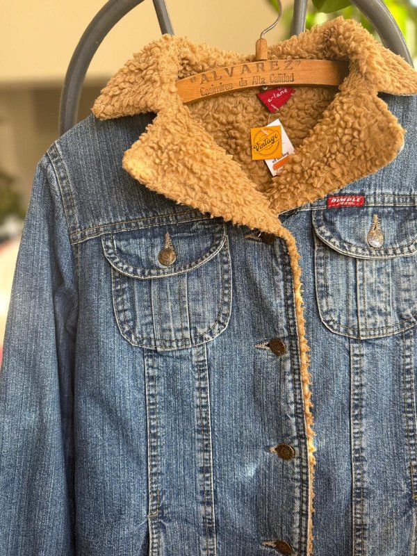 Producto - CAMPERA DE JEAN CON CORDERITO