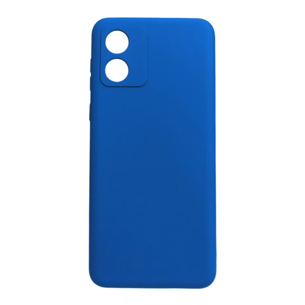 Producto - Funda TPU revestida con Silicona - Color Azul - Motorola E13 - Glazz