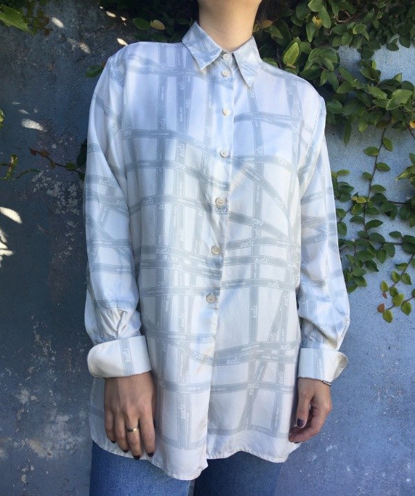 Blusa Hermès - Olafia vintage
