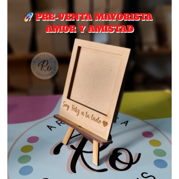 Producto - PORTA RETRATO GRABADO + ATRIL