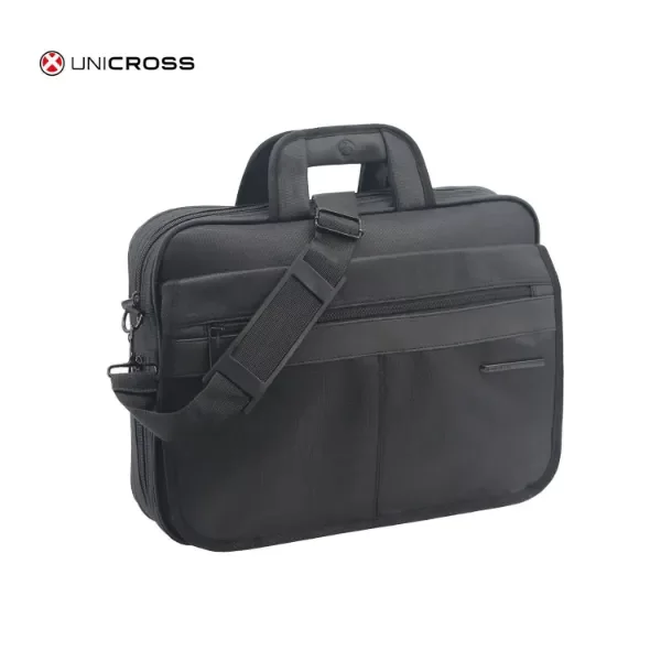 Producto - Portafolio Negro con puerto USB Unicross 62-2021 - 1