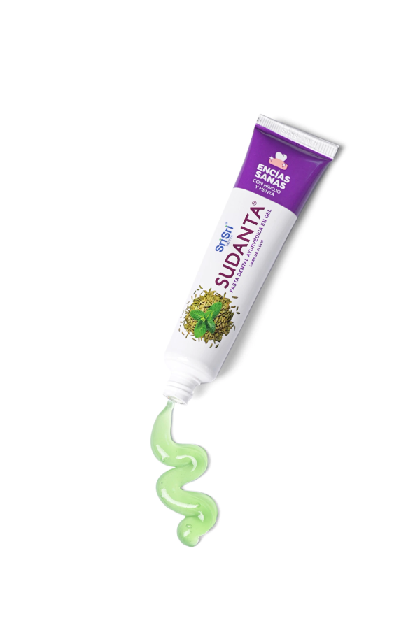 Producto - Sudanta Pasta Dental Encias Sanas Libre Flúor Veg Sin Tacc Sri Sri Tattva 50Gr