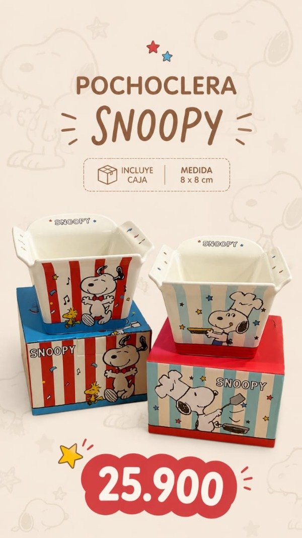 Producto - BOWL POCHOCLO SNOOPY