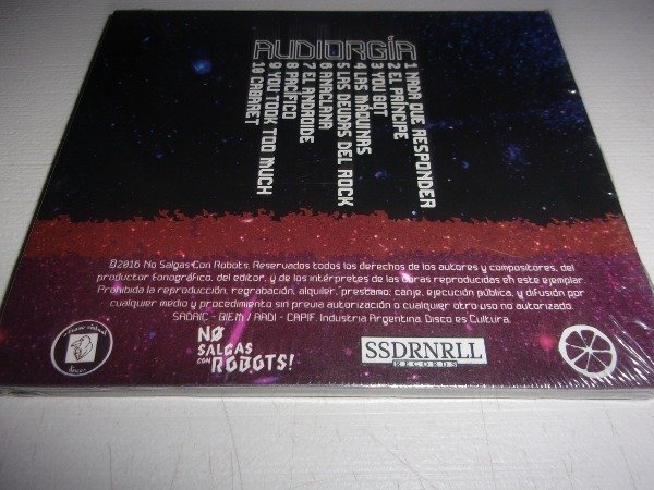 Producto - CD NO SALGAS CON ROBOTS AUDIORGIA NUEVO F10 - 1