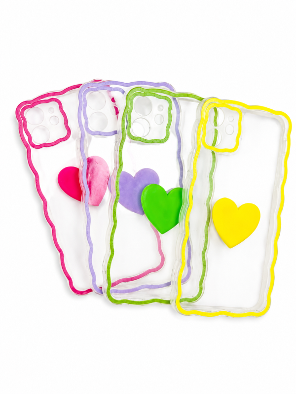 Producto - FUNDA TRANSPARENTE CORAZÓN