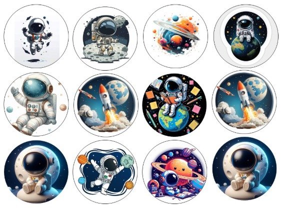Producto - LAMINA ASTRONAUTAS 10