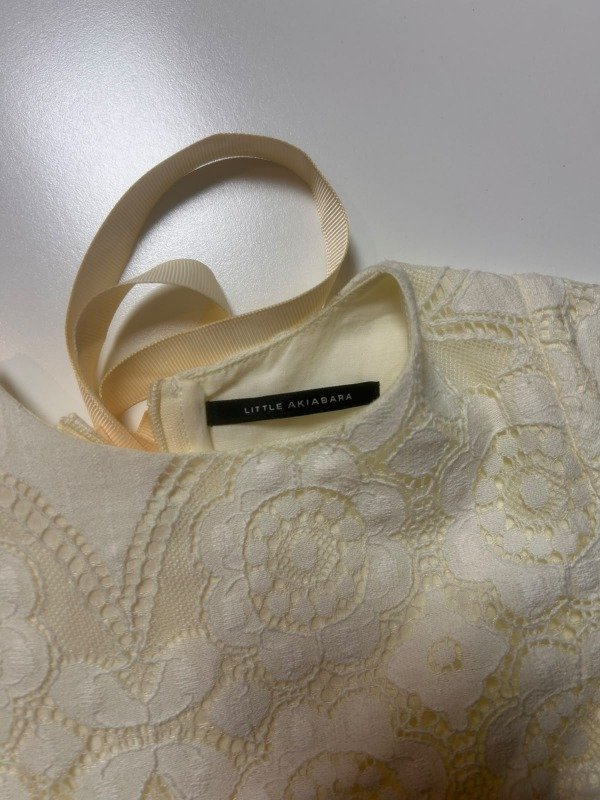 Producto - Vestido blanco de encaje marca Little Akiabara - 3