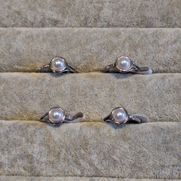 Producto - Anillo PERLA con STRASS - 0