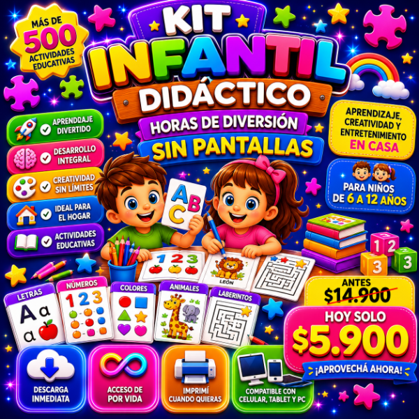 Producto - Mega Kit infantil  Educativo PDF