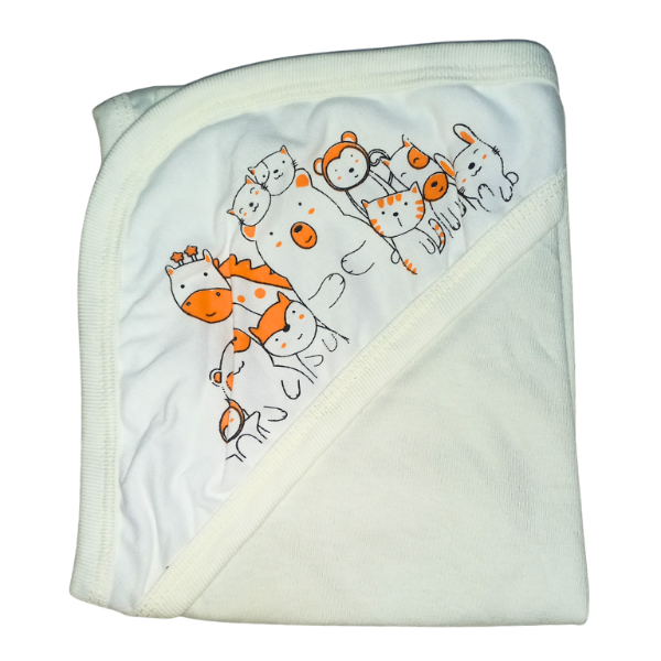 Producto - Recibidor blanca estampada animales