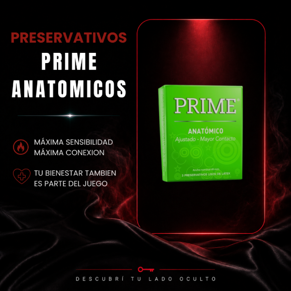 Producto - Preservativos Prime Anatómicos x 3 unidades