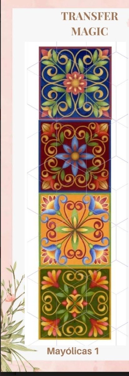 Producto - Transfer magic - Mayolicas 1