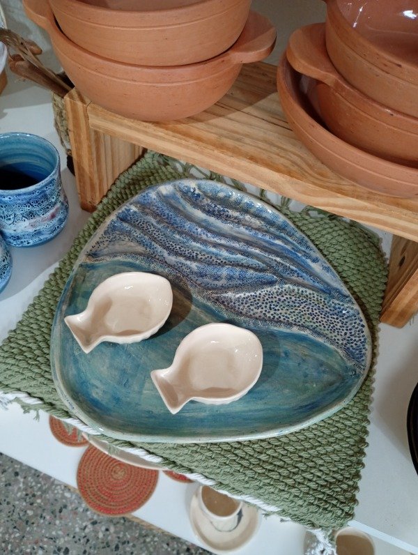 Producto - Fuente marino cerámica