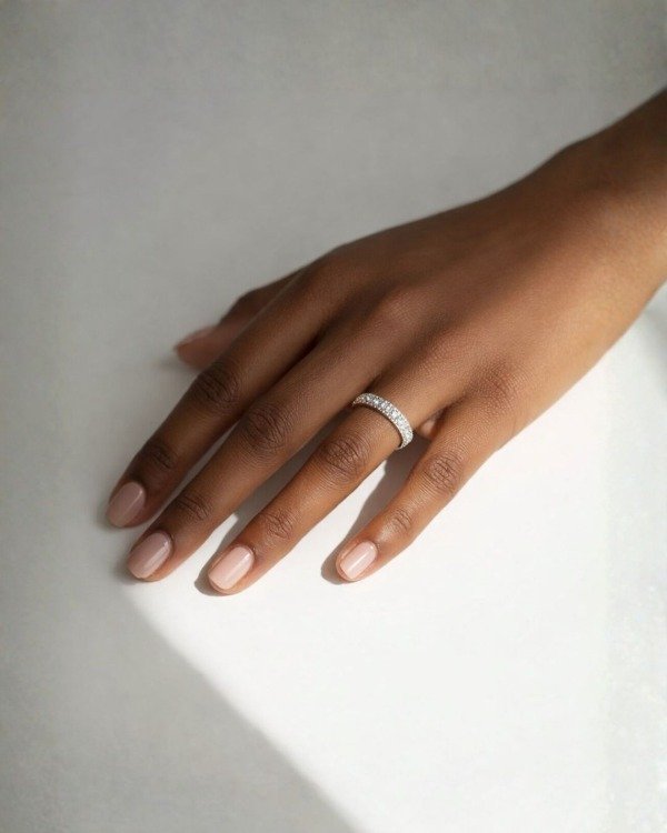 Producto - Anillo de Plata Medio-Sin Fin, Doble - 2