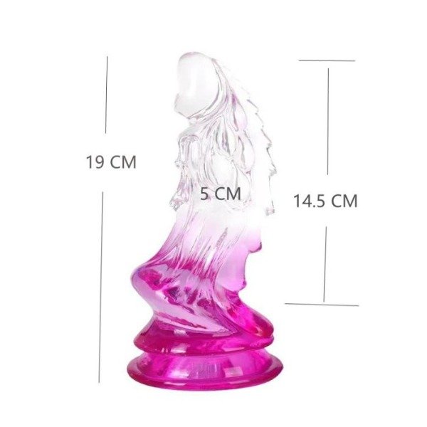 Producto - Dildo transparente Cristal 4 - 2