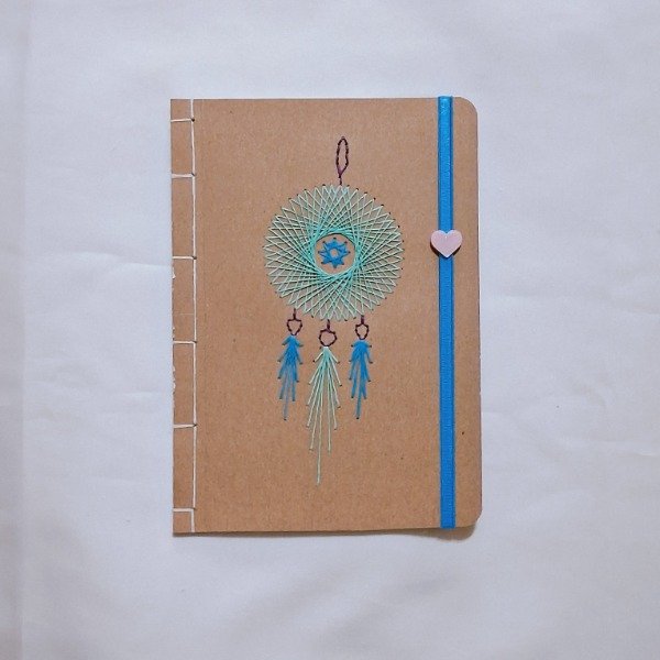 Producto - Cuaderno A5 Bordado ATRAPASUEÑOS
