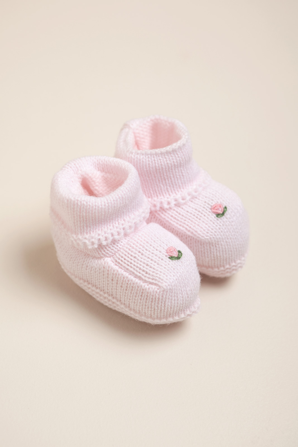 Producto - Escarpin bordado rosa ME