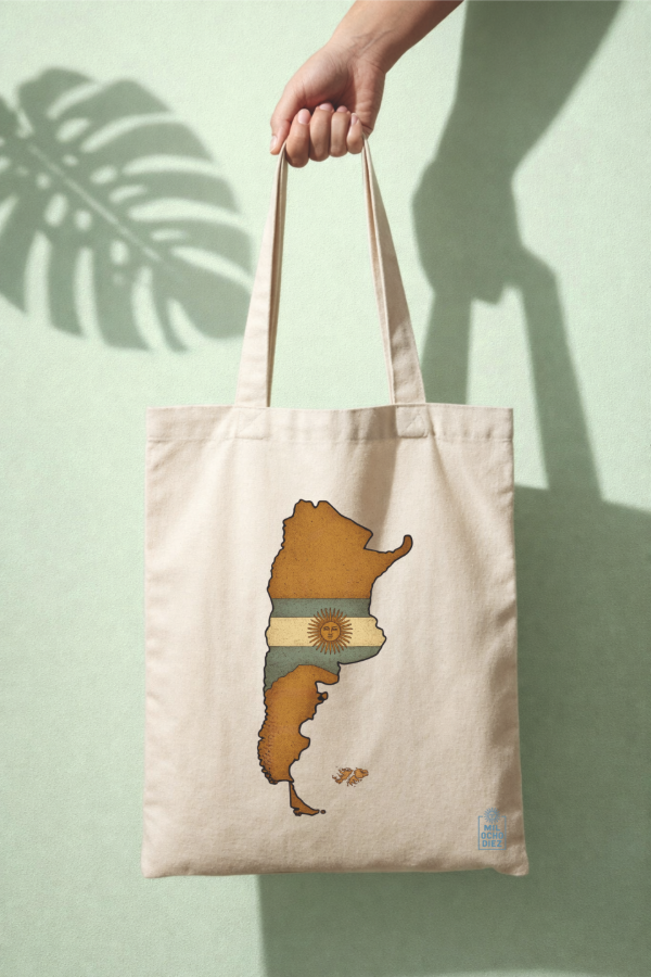 Producto - Bolsa de lienzo Tierra Andina y Pampeana