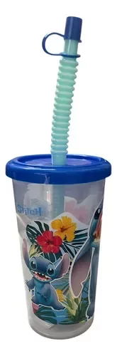 Producto - Vaso Sport Stitch Con Tapa Y Sorbete