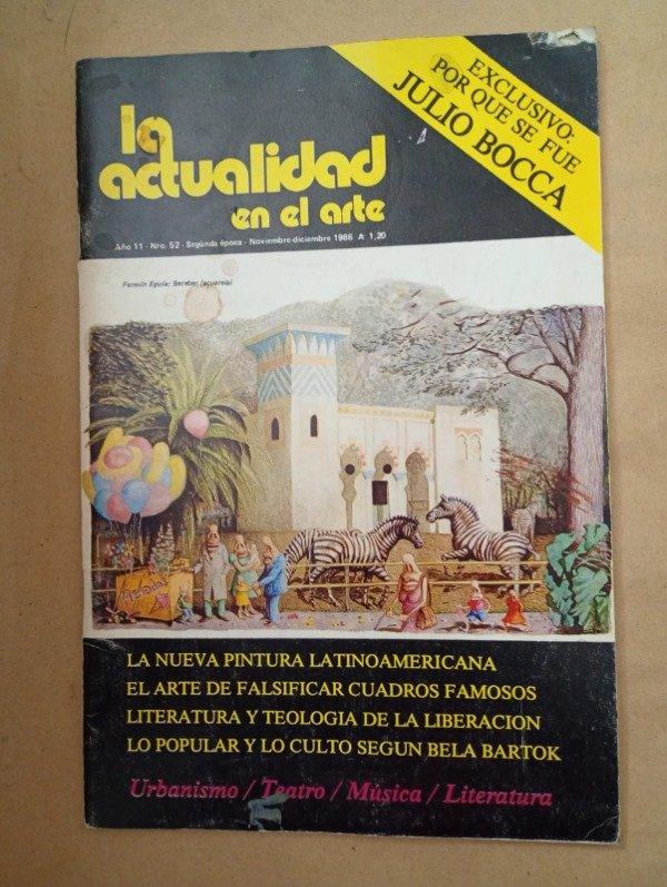 Producto - La actualidad en el arte #52 - Pintura Latinoamericana Bocca - Noviembre 1986