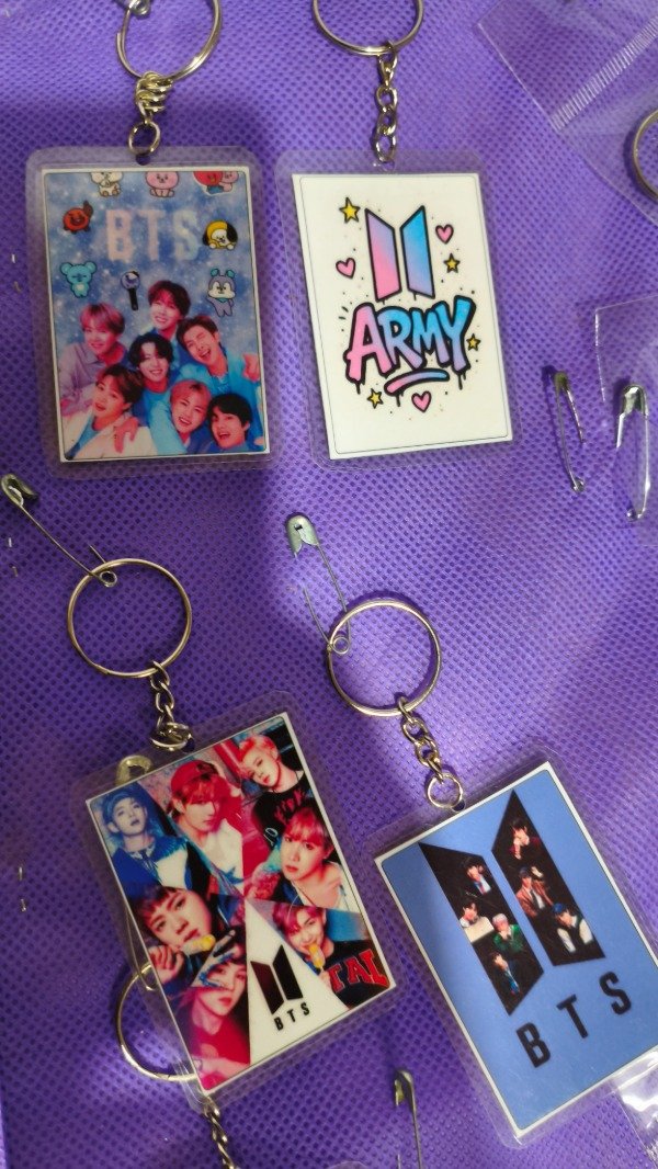 Producto - LLAVERO PLASTIFICADO KPOP BTS Y STRAY KIDS - 1