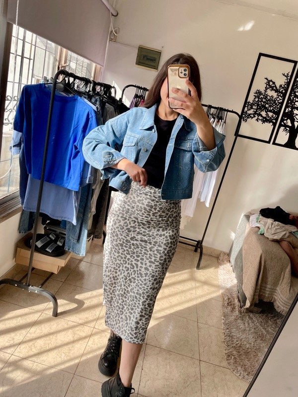 Producto - Pollera animal print