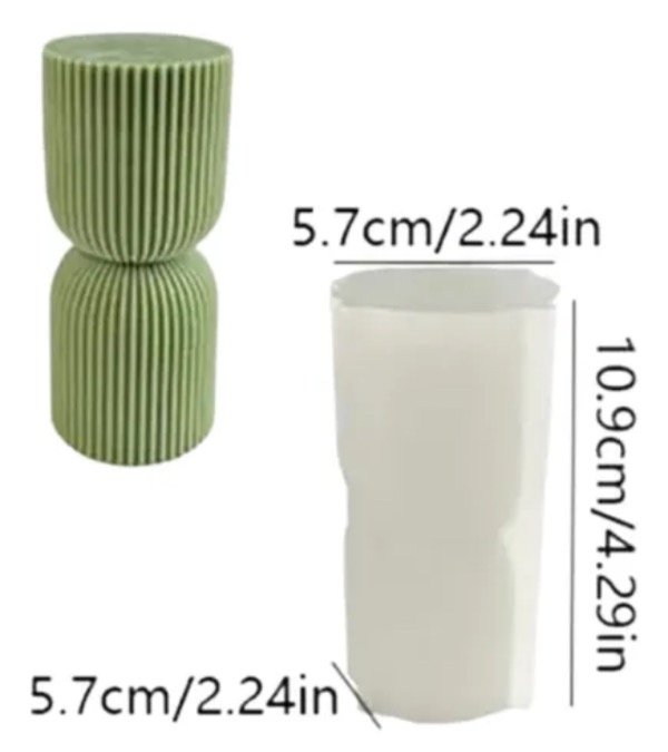 Producto - MOLDE SILICONA VELON RAYADO