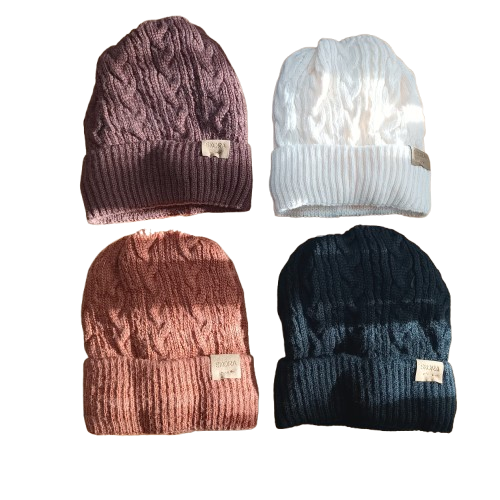 Producto - Gorro Tejido Mujer Con Interior Piel 43771