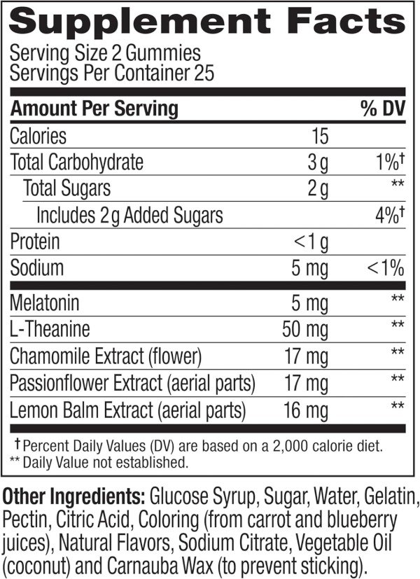 Producto - OLLY - Gomitas extrafuertes para dormir 5mg melatonina (50 gomitas) - 9