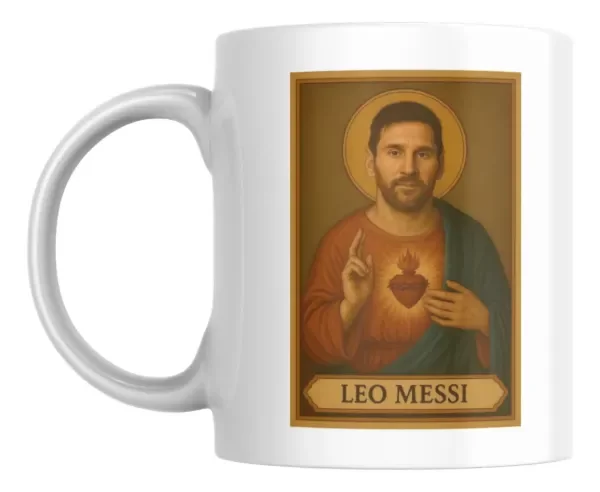 Producto - Taza - estampita san lio messi - 0