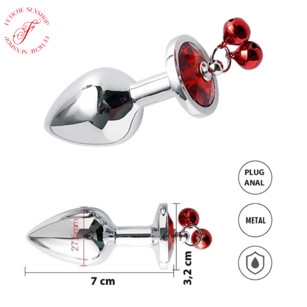 Producto - Joya anal con cascabel (S) de acero