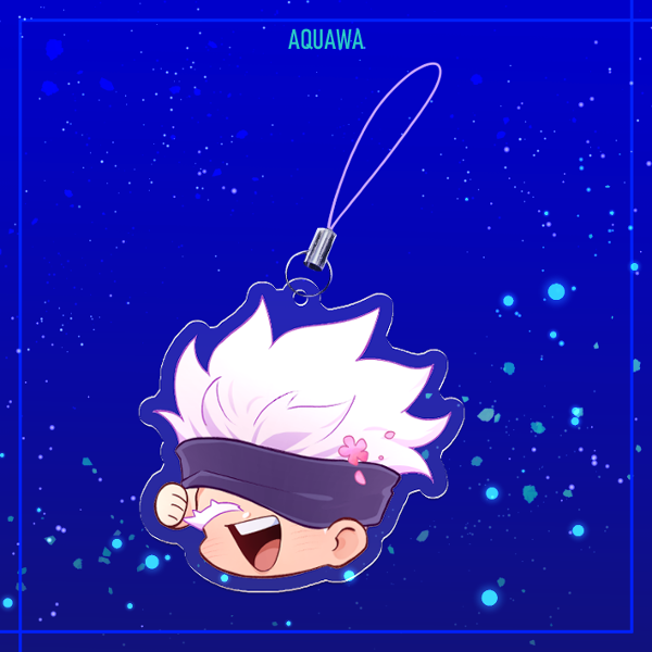 Producto - Phone Strap de Gojo Satoru fuwafuwa