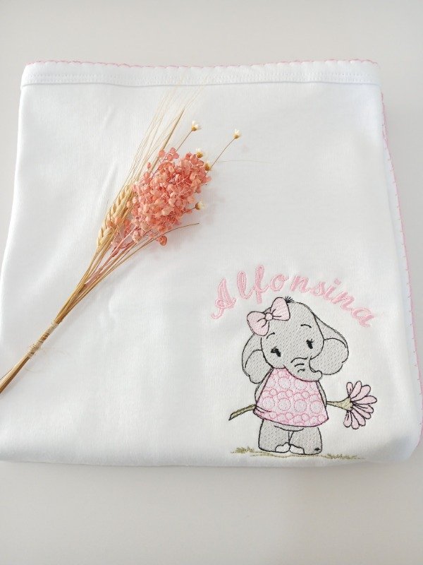 Producto - Manta elefantita rosa