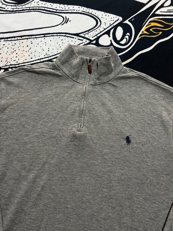 Producto - Buzito Polo Ralph Lauren gris. Talle M