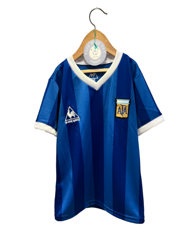 Producto - Camiseta Argentina 86 retro - Maradona. Niño