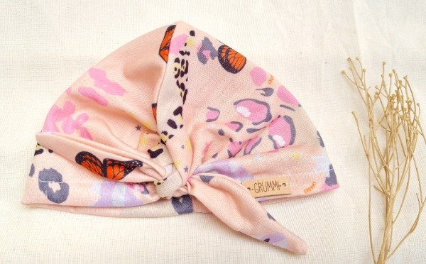 Turbante mariposas