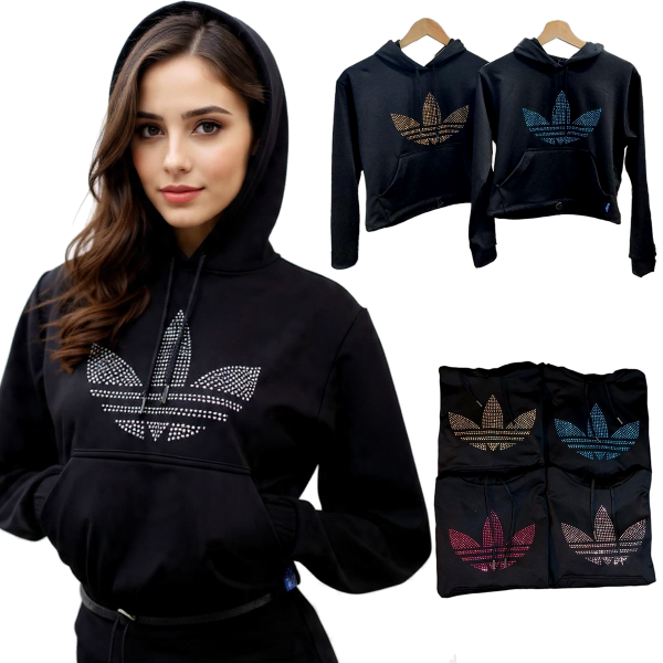 Producto - Pupera Térmica Adidas con Strass y Capucha Varios Colores