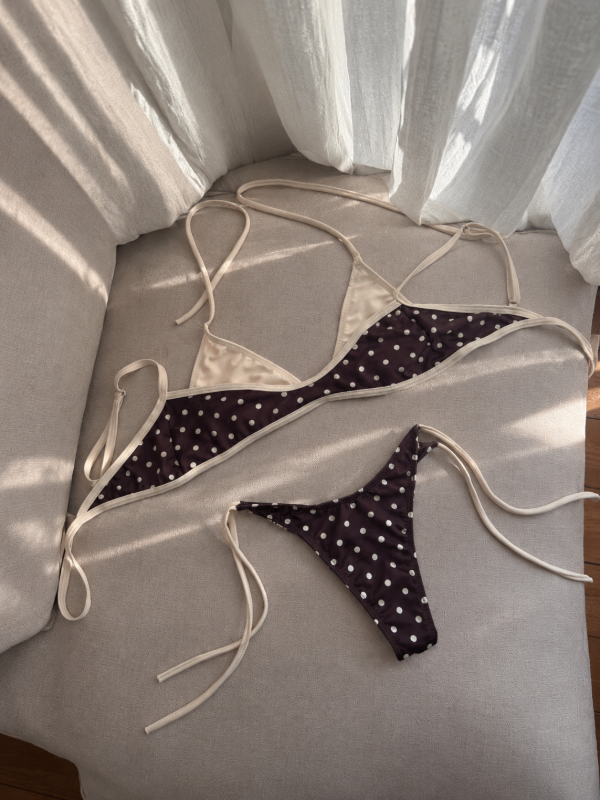 Producto - Bikini Polka crema