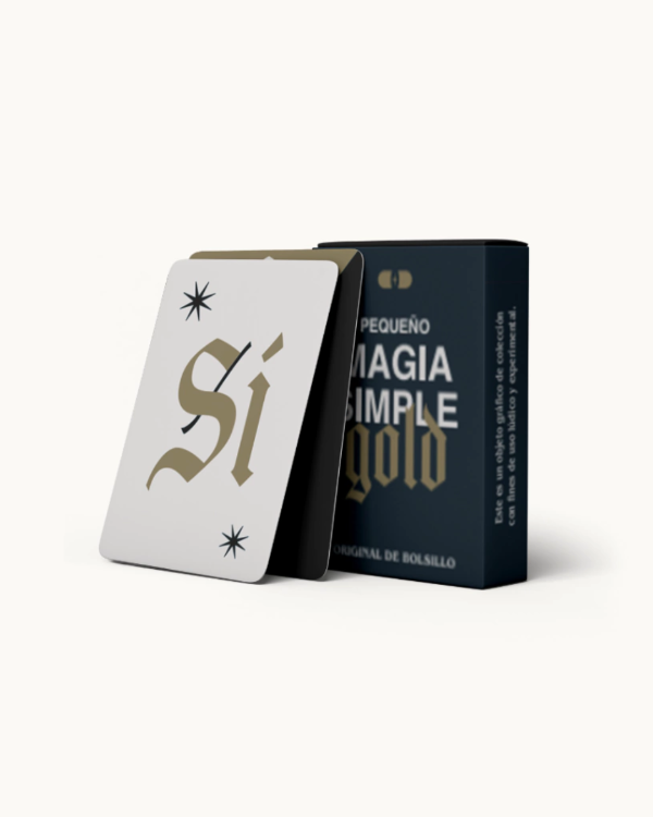Producto - Pequeño magia simple gold. Capsula Dorada