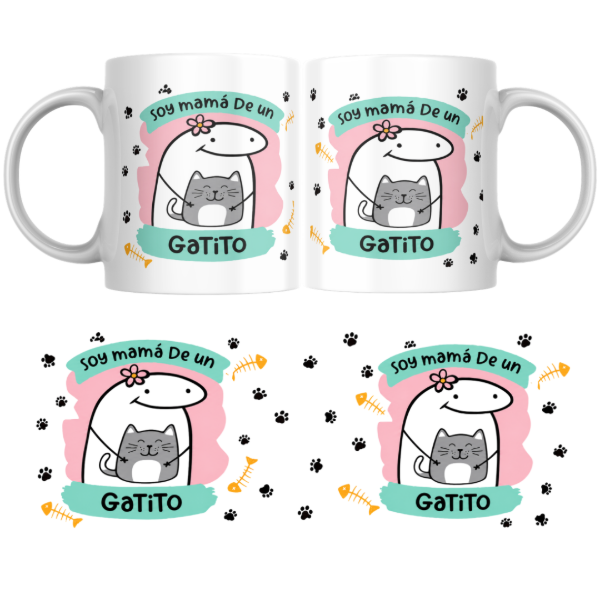 Producto - Taza - soy mama de un gatito - 0