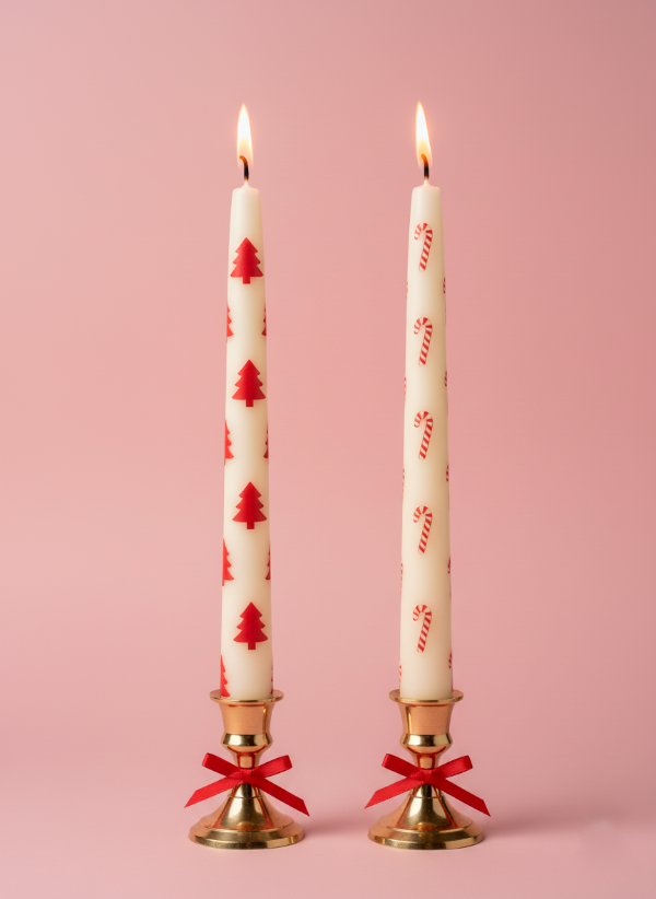 Producto - VELA DINNER CLASSIC ESTAMPADA