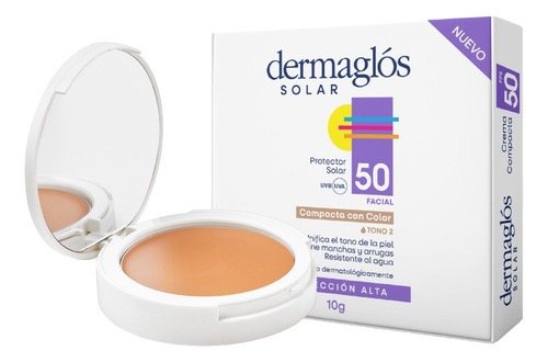 Producto - Dermaglós Solar FPS50 crema compacta