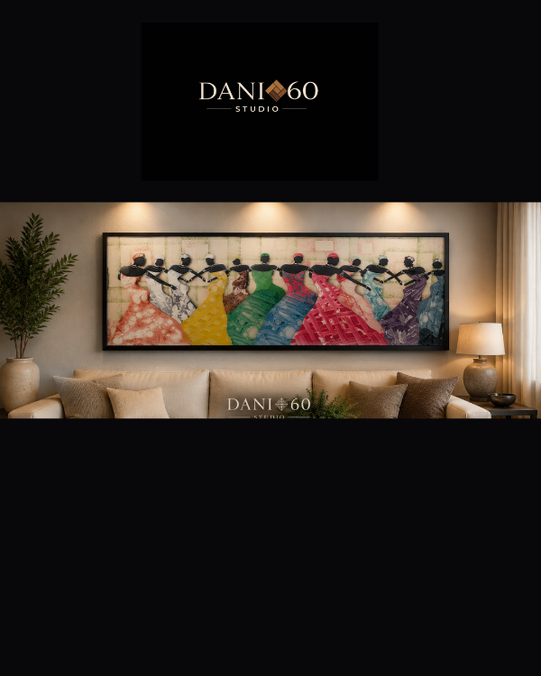 Producto - Mural Africano Elegancia en Movimiento